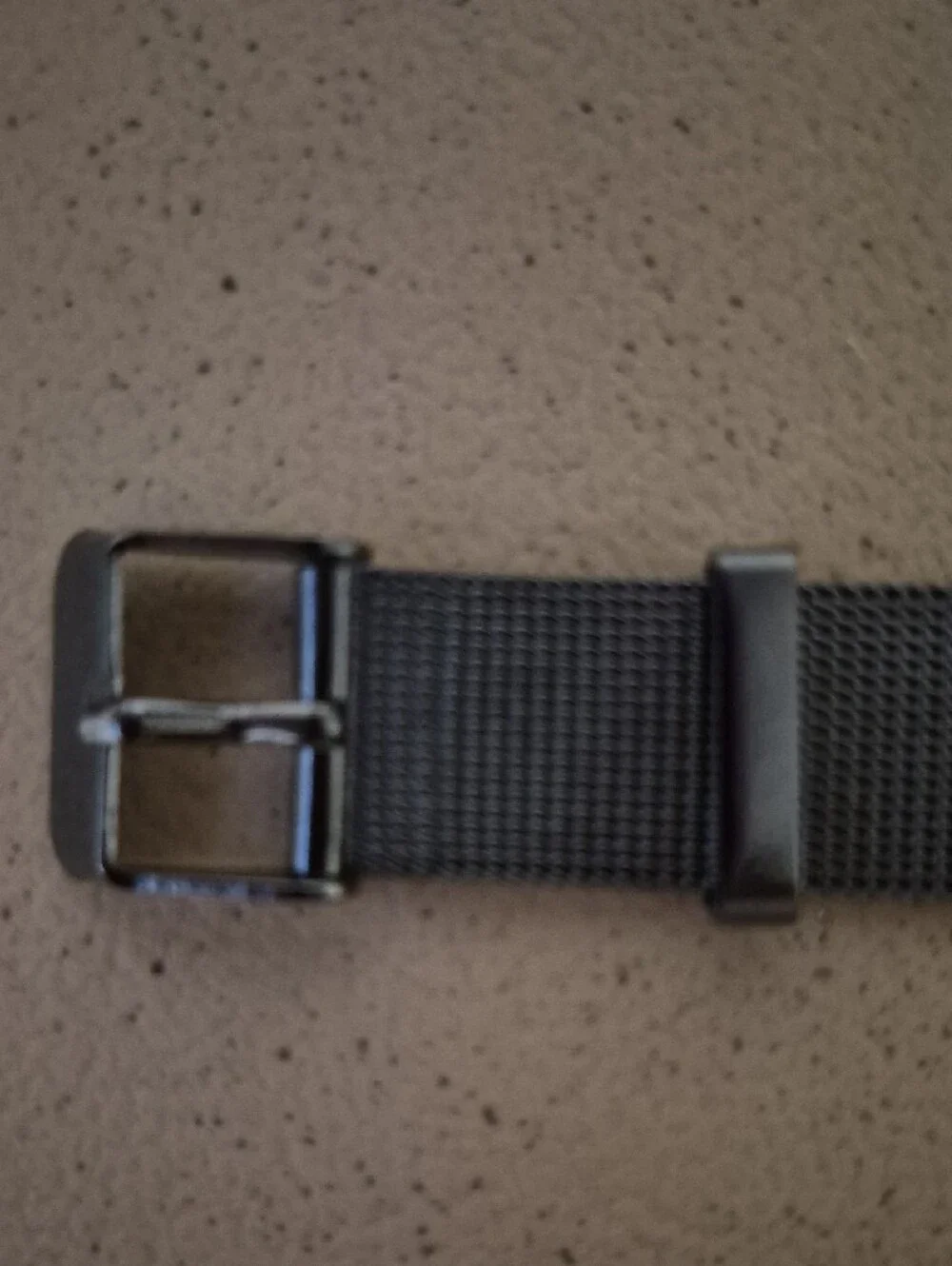 Men's Silver Mesh Band Quartz Watch - White Dial